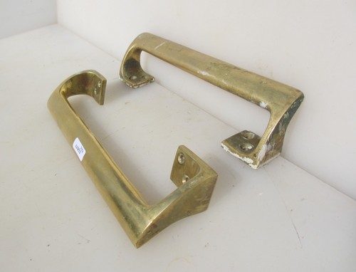 Vintage brass door handles - vintage,