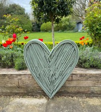 Large Garden Green Wicker