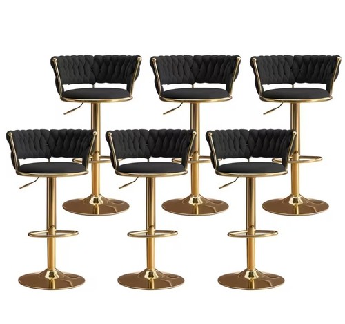 Luxury woven velvet swivel - luxury, bar