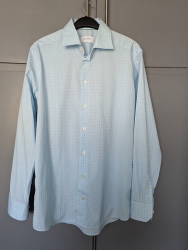 Eton poplin shirt - shirt, green