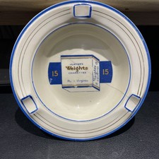 VERY RARE PLAYER'S WEIGHT'S CIGARETTE'S ROUND ASHTRAY FROM THE 1950'S/60'S