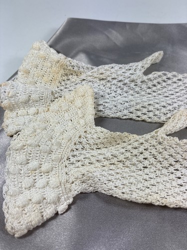 Vintage white crochet lace - vintage,