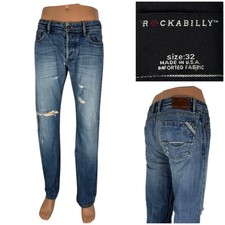 Rockabilly Lloyd Mens 32 Jeans