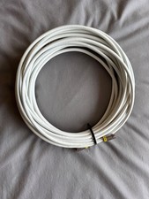 20m COAXIAL SATELLITE CABLE EXTENSION VIRGIN MEDIA SKY TV BROADBAND F CONNECTOR
