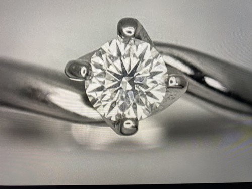 18ct white gold diamond twist - white,