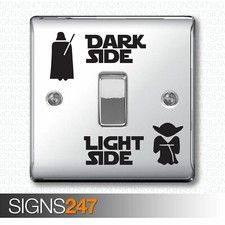 Light and dark side star - light,