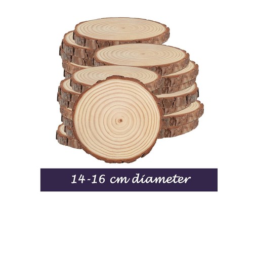 Wood slices wooden - cm,