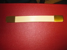 VINTAGE DANSETTE RECORD PLAYER CABINET SPARES BRASS STRAP HANDLE CLASPS BOX TYPE