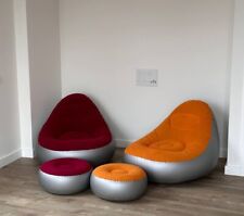 Portable Inflatable Sofa Cilindru Gonflabil pentru Exterior Inclus