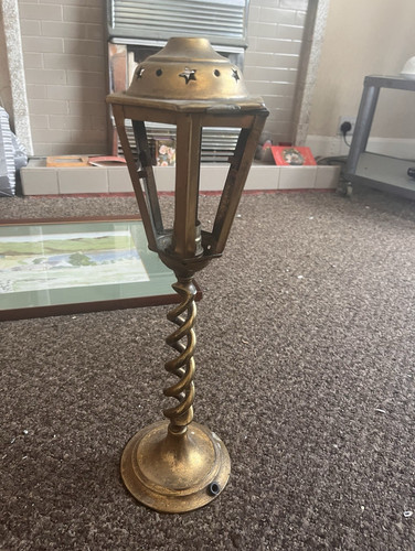 Vintage retro gold lantern - vintage/retro,