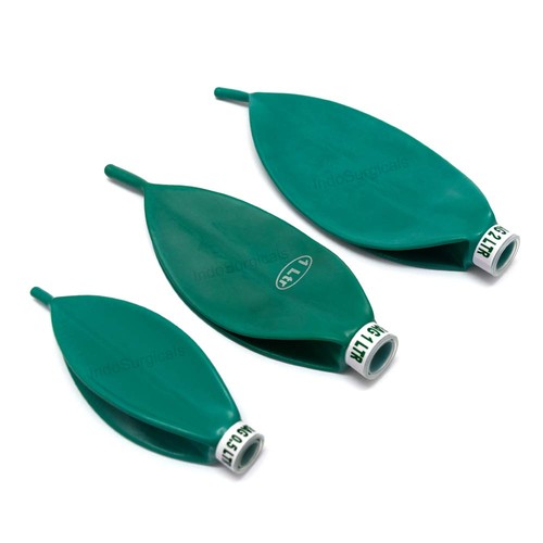 Rebreathing bags green rubber - bags,,