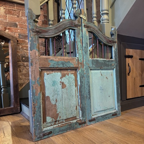 Pair vintage wooden gates - of,