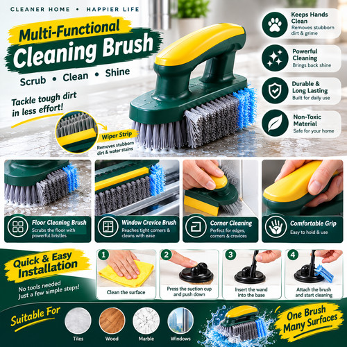 Cleaning brush squeegee - 1,
