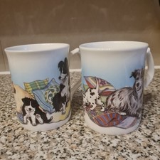 Two dog mug set. Jason Fine