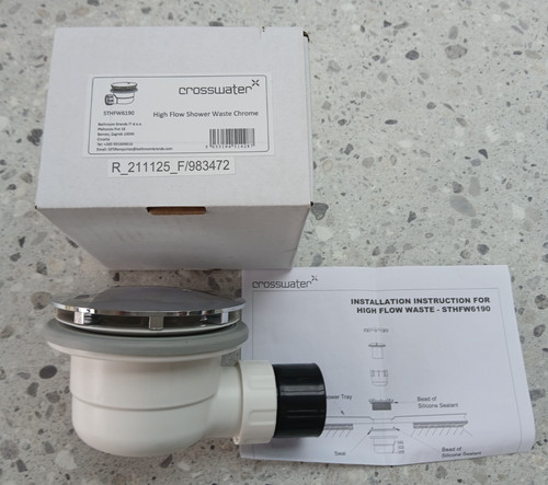 Crosswater high flow shower - high,