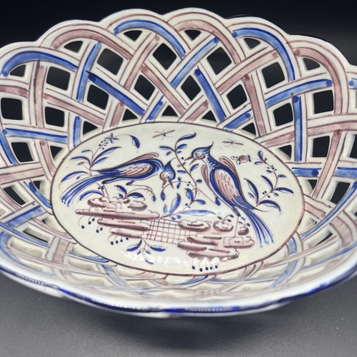 Vintage ceramic fruit - , bowl