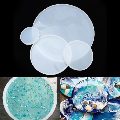 Silicone coaster mould epoxy - mould,