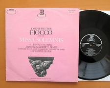 ERA 9510 Joseph-Hector Fiocco Missa Solemnis Gery Lemaire ERATO 2xLP STEREO 