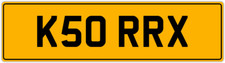 KERR KERRY KERY KEIR KERRIS KARRA OLD 3X3 K REG PRIVATE CAR NUMBER PLATE K50 RRX