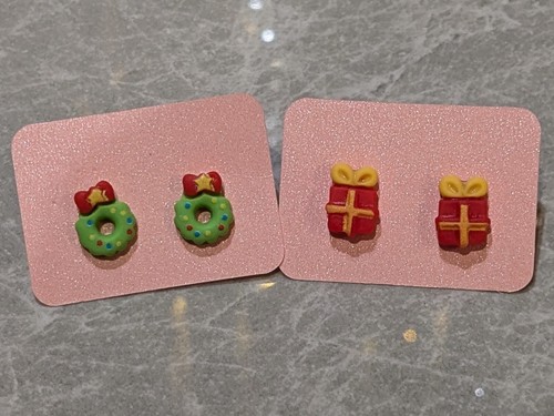 Super cute mini christmas stud - cute,