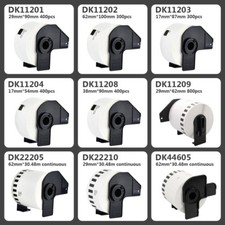 10-500 Rolls Label fits Brother QL500 QL600 QL700 QL800 QL810W QL1050 QL1060N