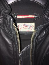 Levi’s Black Leather Biker Jacket 