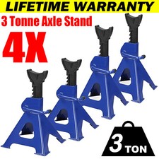 4X 3 Ton Axle Stands Floor