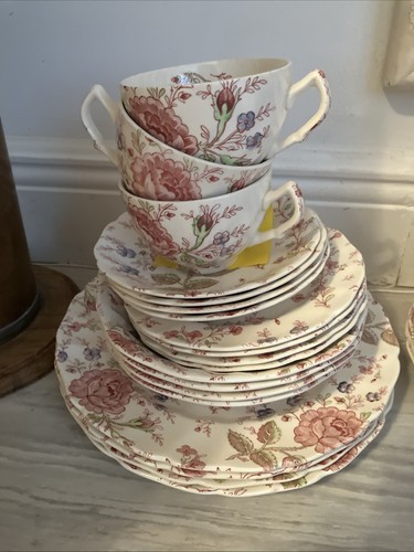 Rose chintz johnson brothers - chintz,