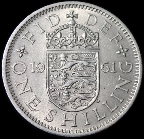 One shilling 1961 - uk,