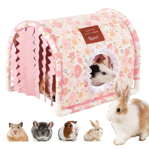 Pink guinea pig hideout tunnel - guinea,