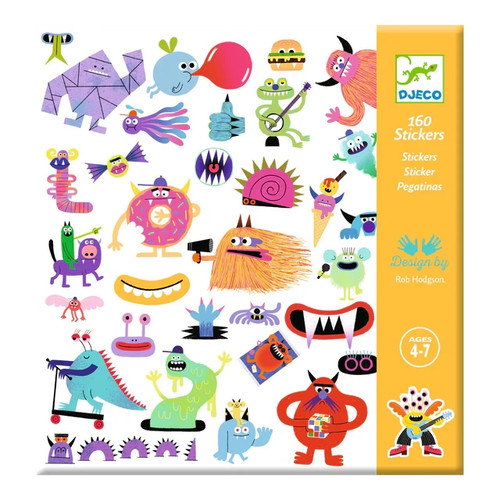 Kids monster stickers - stickers, 160