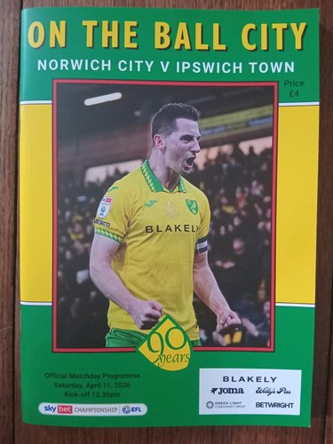 2025 norwich city ipswich - 2025/26, v
