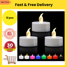 	Pack LED Tea Lights Warm White Last 200 Hours for Decoration 12pcs Energy Class