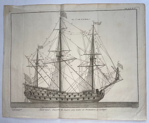 Marine war vessel - vessel, 1780