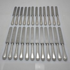 BEAD Design Sheffield Made Silver Service Cutlery 24 x Table / Dinner Knives