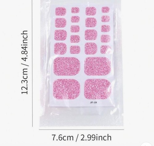 Toe nail wraps peel - wraps, off