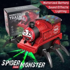 Choo-Choo Charles Train Move Sound Light Thomas Spider Train Monster Model Toys