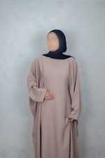 Soft Pink Butterfly Abaya Size