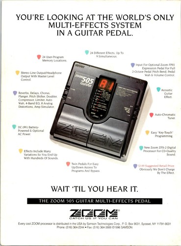 Aoom 505 guitar multi effects - guitar,