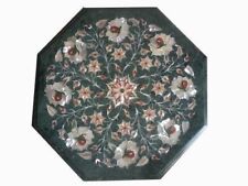 12" green Marble Table Semi