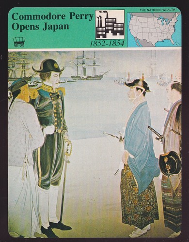Commodore perry opens japan - commodore,