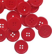 25mm round coat - round, 4-hole
