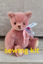 Sewing kit to make 'Ada' - 4.5" teddy bear - mohair, joints, stuffing, eyes etc