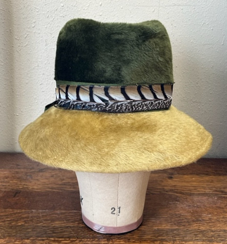 1960s high crown empress green - 1960s,