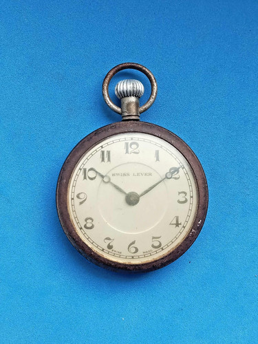 Antique swiss lever pocket - antique,