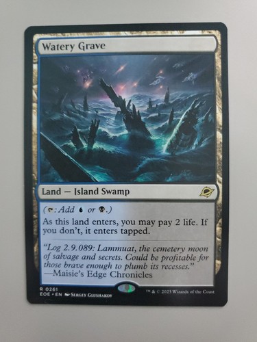 Mtg watery grave edge - grave,
