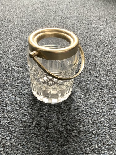 Cut glass vintage jar storage - glass,