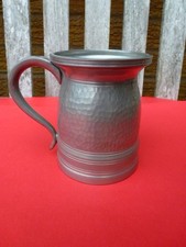 PEWTER TANKARD. (ENGLISH