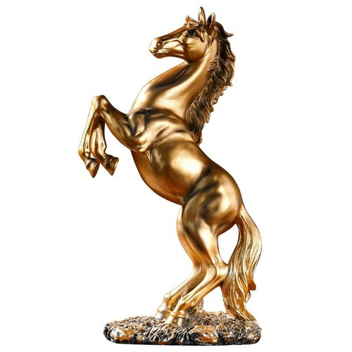 Resin horse statue european - resin,
