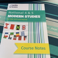 National 4/5 Modern Studies Course Notes for New 2019 Exams: For Cu... by Leckie